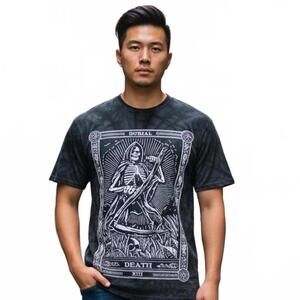 T-Shirt / Tarot Card XIII Death Graphic Black T-Shirt / Small / New